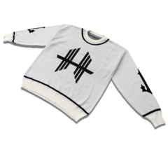 Sweater Oversize America Crema - KITCH TECH