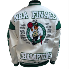Campera Universitaria NBA Boston Celtics Retro Classic Blanca 250 U$D en internet