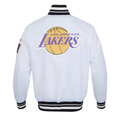 Campera Universitaria Bomber LA Lakers Blanca 250 U$D - KITCH TECH
