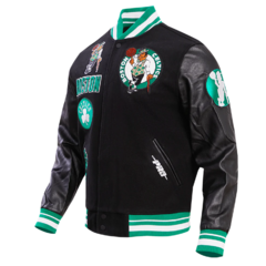 Campera Universitaria NBA Boston Celtics Retro Classic Negra 250 U$D on internet