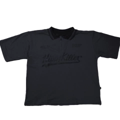 Remera Chomba Boxy Fit Gris Oscuro