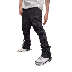 Pantalon Jean Stacked C/Tiras Importado - 250 U$D