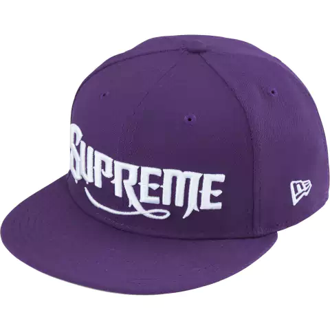 SUPREME GORRA MISTER CARTOON NEW ERA 59 FIFTY - PURPLE U$D 200