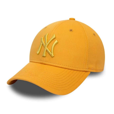 Gorra Vicera Curva New York Amarillo Mostaza