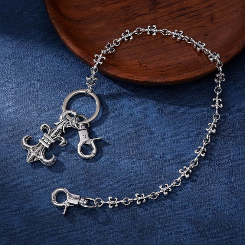 Cadena Para Pantalon Flor Chrome Hearts Mod 2