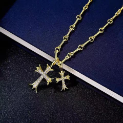 DIje Con Cadena Cruz Chrome Hearts Mod 6 en internet