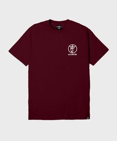 Remera Rebel Eight 8 Offenders Sst Bordo