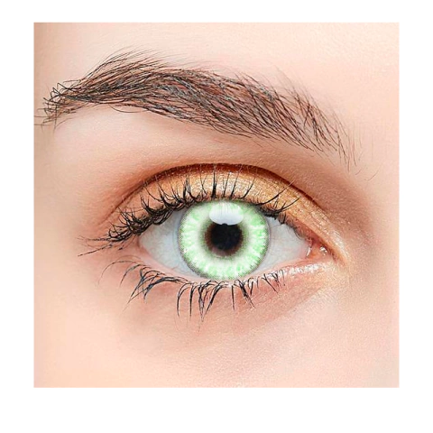 Lentes de contacto efecto real Verde y negro CL367