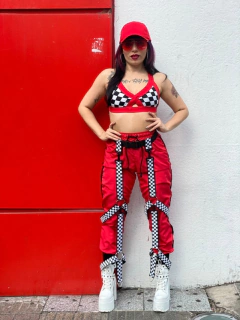 Pantalon Cargo Devil Rojo en internet