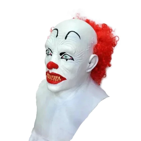 Mascara Latex Pennywise It Payaso Terror Hallooween Disfraz