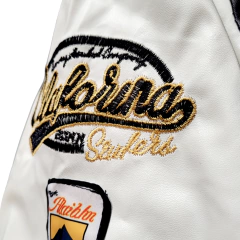 CAMPERA VARSITY JACKET UNIVERSITARIA NEGRA ZILA en internet