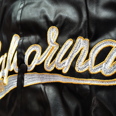 CAMPERA VARSITY JACKET UNIVERSITARIA NEGRA ZILA - tienda online
