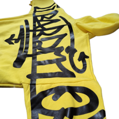 Buzo Hoodie Libardmo Amarillo en internet