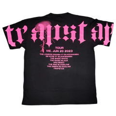 Remera Trapstar Negra Fucsia