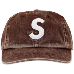 SUPREME PIGMENT CANVAS S LOGO 6-PANEL - BROWN - U$D 160