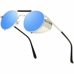 Anteojos de Sol Rebatibles Redondos Retro Vintage Steampunk Metal A011 - comprar online