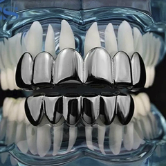 Grillz Parrilla de Dientes Dorados 6x6 Dientes Superior/Inferior - (copia) - KITCH TECH
