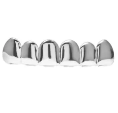 Grillz Parrilla de Dientes Negro 6x6 Dientes Superior/Inferior en internet