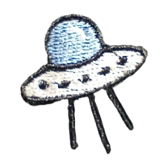 Gorra Curva Nave Extraterrestre Azul - comprar online