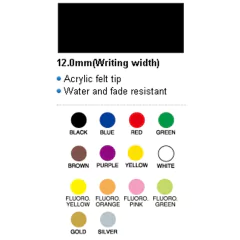 Marcador Artline Poster Marker 12mm C/ Tinta - online store