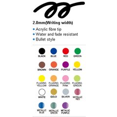 Marcador Artline Poster Marker 4mm C/ Tinta - online store