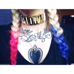 Collar Choker Harley Quinn PUDDIN Suicide Squad Bioworld IMPORTED - KITCH TECH