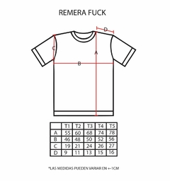 Imagen de Remera Fuck Negro