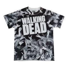 Remera The Walking Dead Zombie Horde Importada