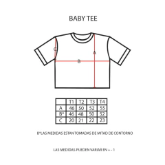 Remera Baby Tee naranjosos - KITCH TECH