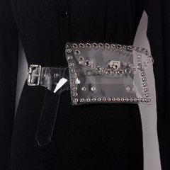 Riñonera Bandolera Cartera Cintura Regulable Transparente - tienda online