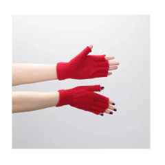 Guantes Dedos pequeños Magicos Sin dedos Color Rojo