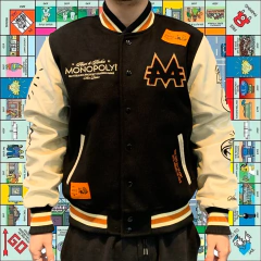 Campera Universitaria Varsity Monopoly Original - 350dls en internet