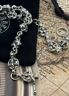 DIje Con Cadena Flor Chrome Hearts Mod 8 en internet