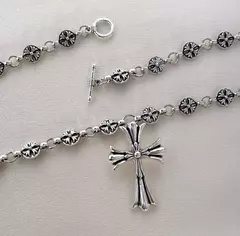 DIje Con Cadena Cruz Chrome Hearts Mod 9 - tienda online