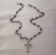 DIje Con Cadena Cruz Chrome Hearts Mod 9 - comprar online