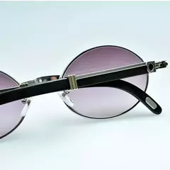 Gafas De Sol Redondos Importados Clasico Madera 137 - KITCH TECH