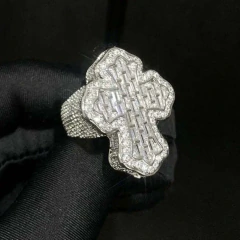 Anillo Cruz Strass Full Ice - comprar online