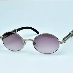 Gafas De Sol Redondos Importados Clasico Madera 137 - comprar online