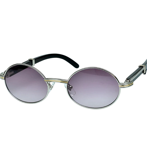 Gafas De Sol Redondos Importados Clasico Madera 137