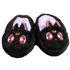 PANTUFLAS SAILOR MOON LUNA UNISEX ACOLCHONADAS
