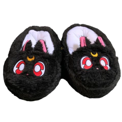 PANTUFLAS SAILOR MOON LUNA UNISEX ACOLCHONADAS