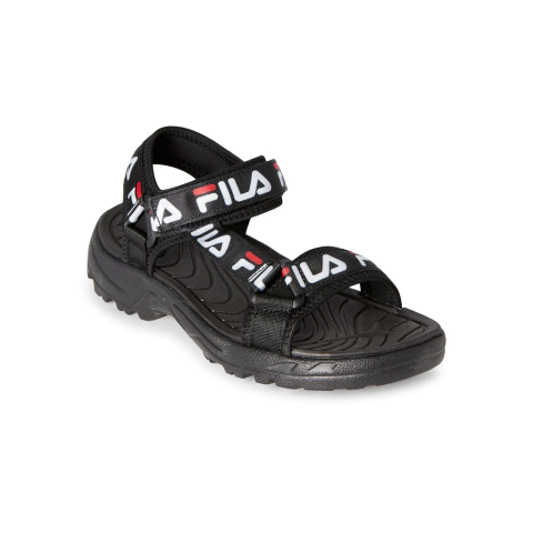 Ojota Sandalia Fila Black & Red Alteration