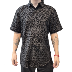 Camisa Manga Corta Terciopelo Noche en internet