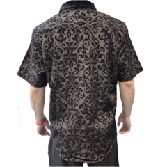 Camisa Manga Corta Terciopelo Noche - KITCH TECH