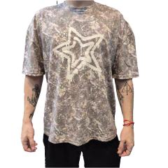 Remera Oversize Estrella Camo Real Tree Importada en internet