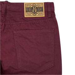 Jean Rebel Eight 8 Slim Cut Pant Bordo Original Importado en internet
