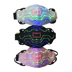 Barbijo Luces Led Varios Estilos
