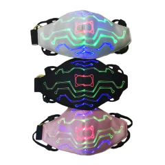 Barbijo Luces Led Varios Estilos