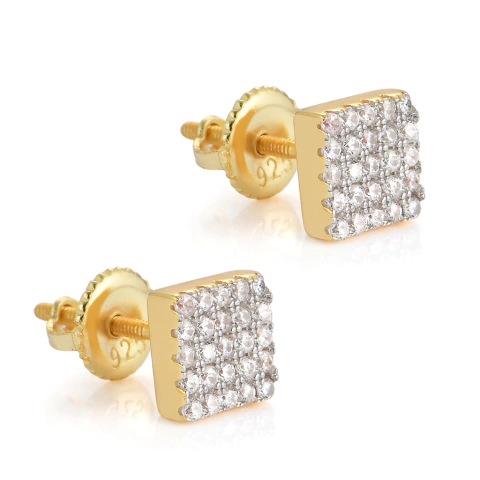 Aros Plata 925 Baño Oro 14k Grande Rosca Hip Hop Trap Hype 10 - comprar online