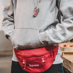1:1 Riñonera Bolso Supreme Waist Bag SS19 - Red - KITCH TECH